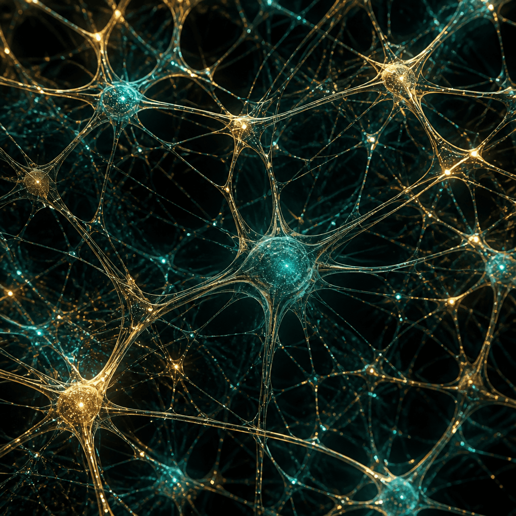 Neural glow — AI-generated artwork