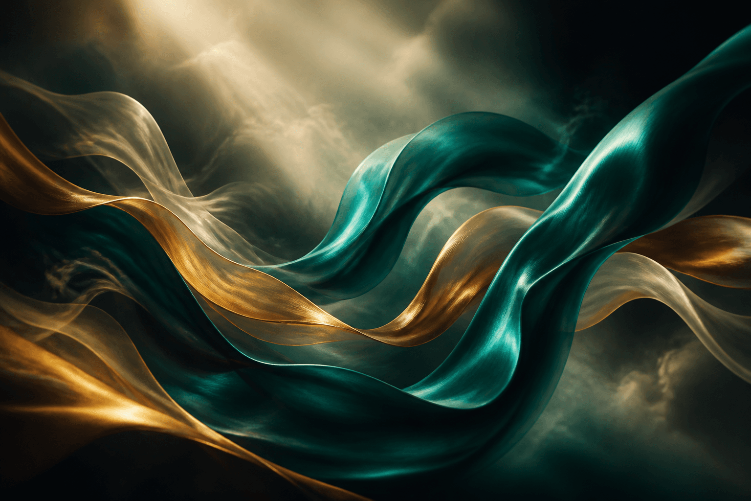 Silk aurora — AI-generated artwork