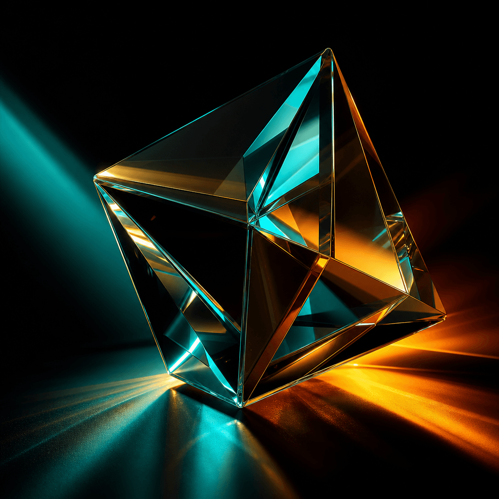 Crystal prism — AI-generated artwork