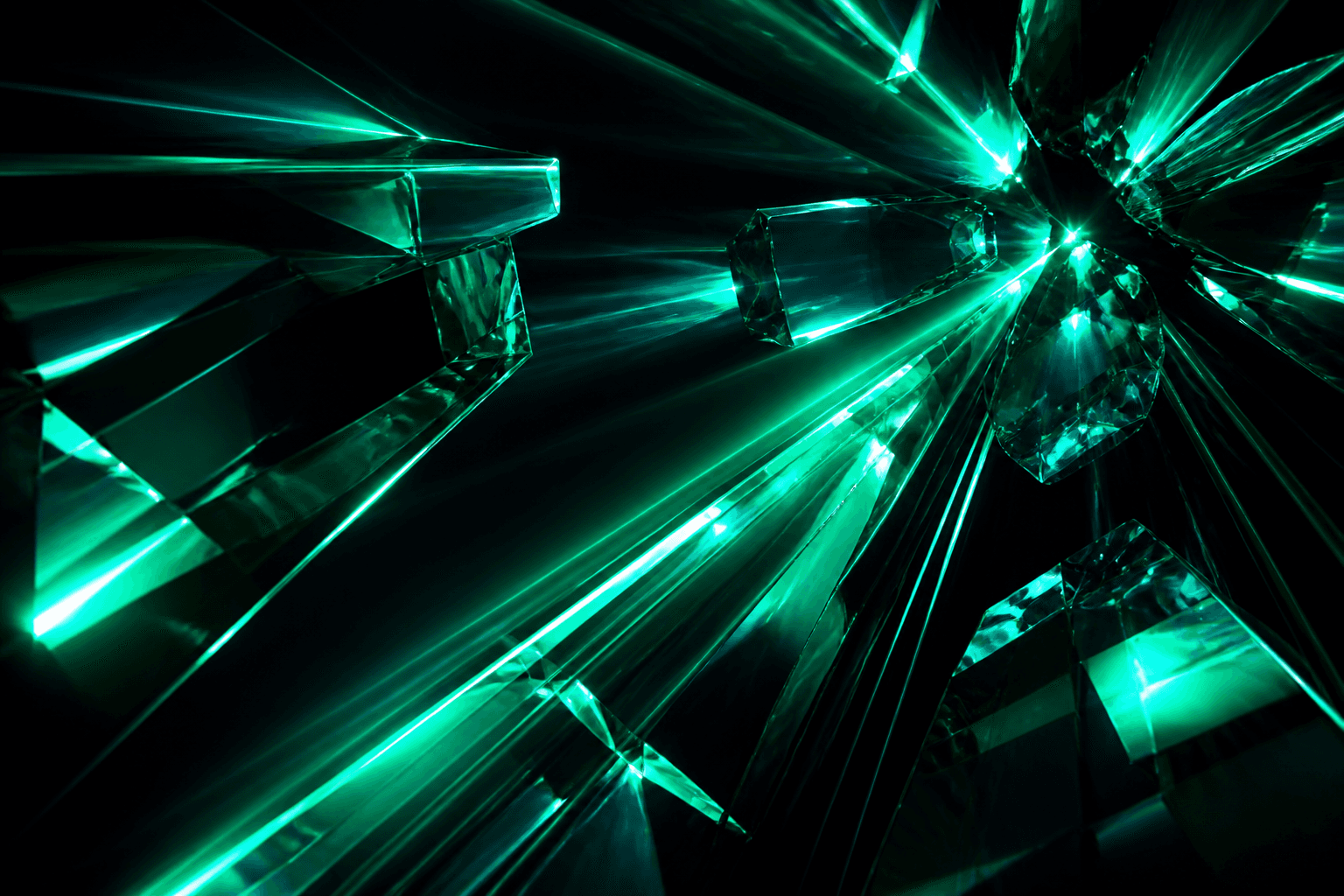 Vivid beams — AI-generated artwork